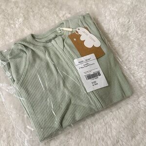 Bamboo Baby Footed Onesie Angel Dear